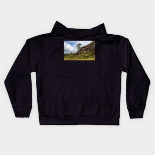 Walking over Holme Fell Kids Hoodie